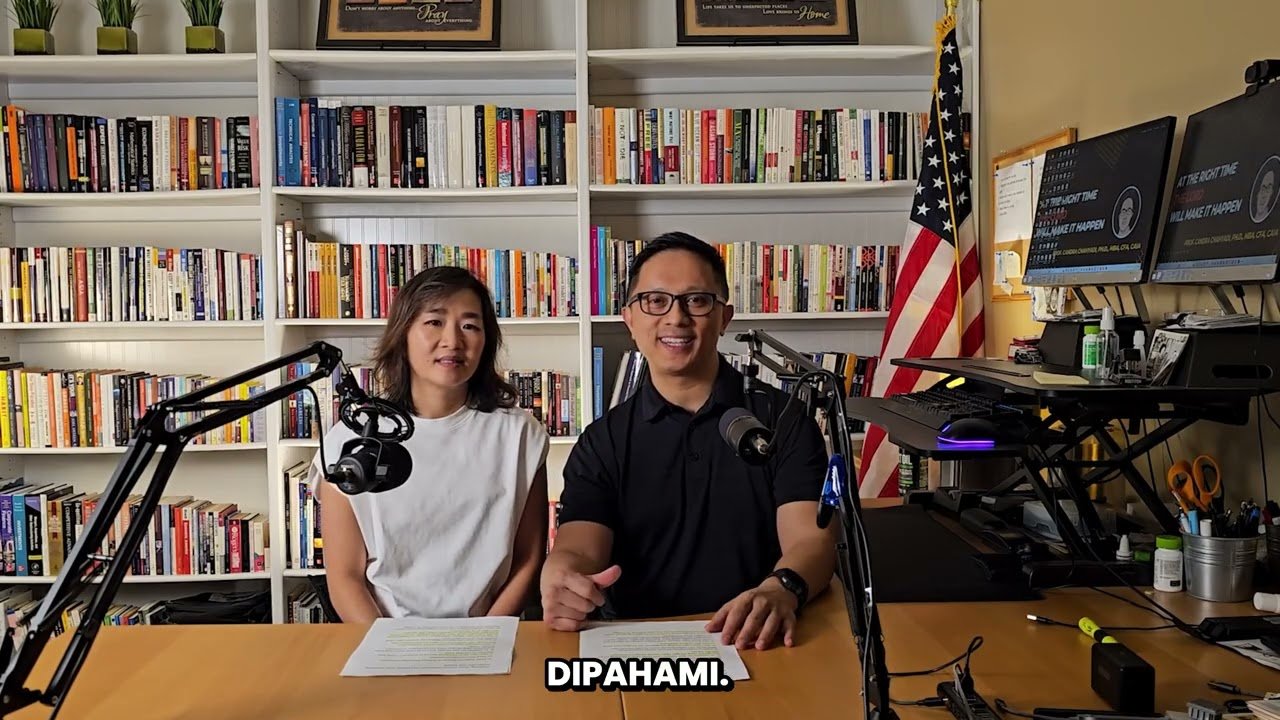 Prof. Candra dan Karin di studio